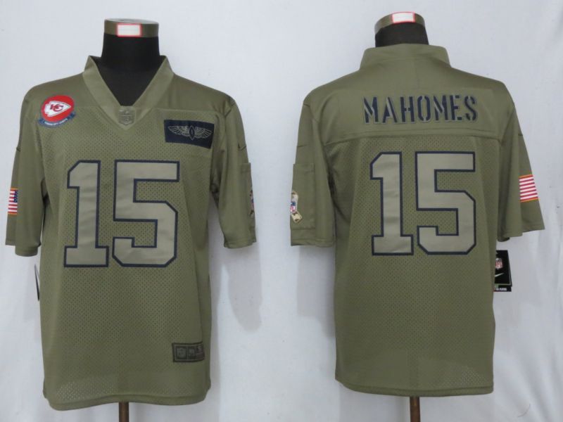 Men Kansas City Chiefs #15 Mahomes Nike Camo 2019 Salute to Service Limited NFL Jerseys->indianapolis colts->NFL Jersey